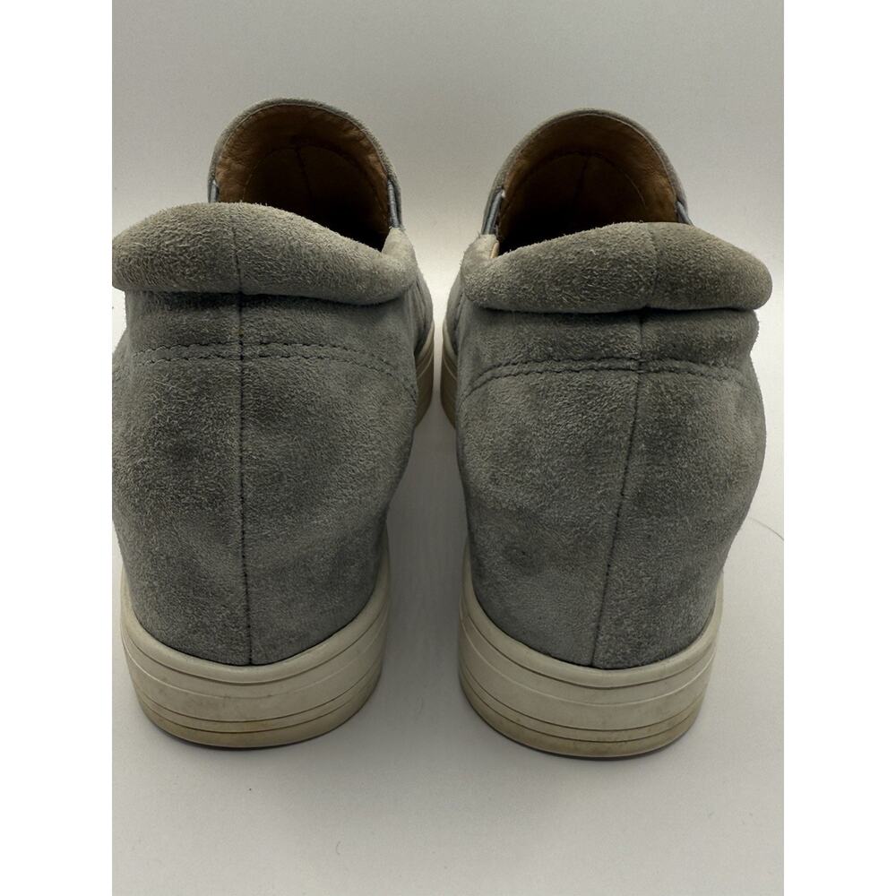CASLON GRAY SUEDE LEATHER HIDDEN WEDGE LOAFERS WOMEN'S US SIZE 6M HOT #58665 - Picture 6 of 9